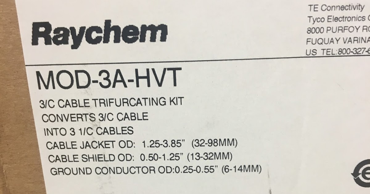 Raychem Heat Shrink MOD3AHVT