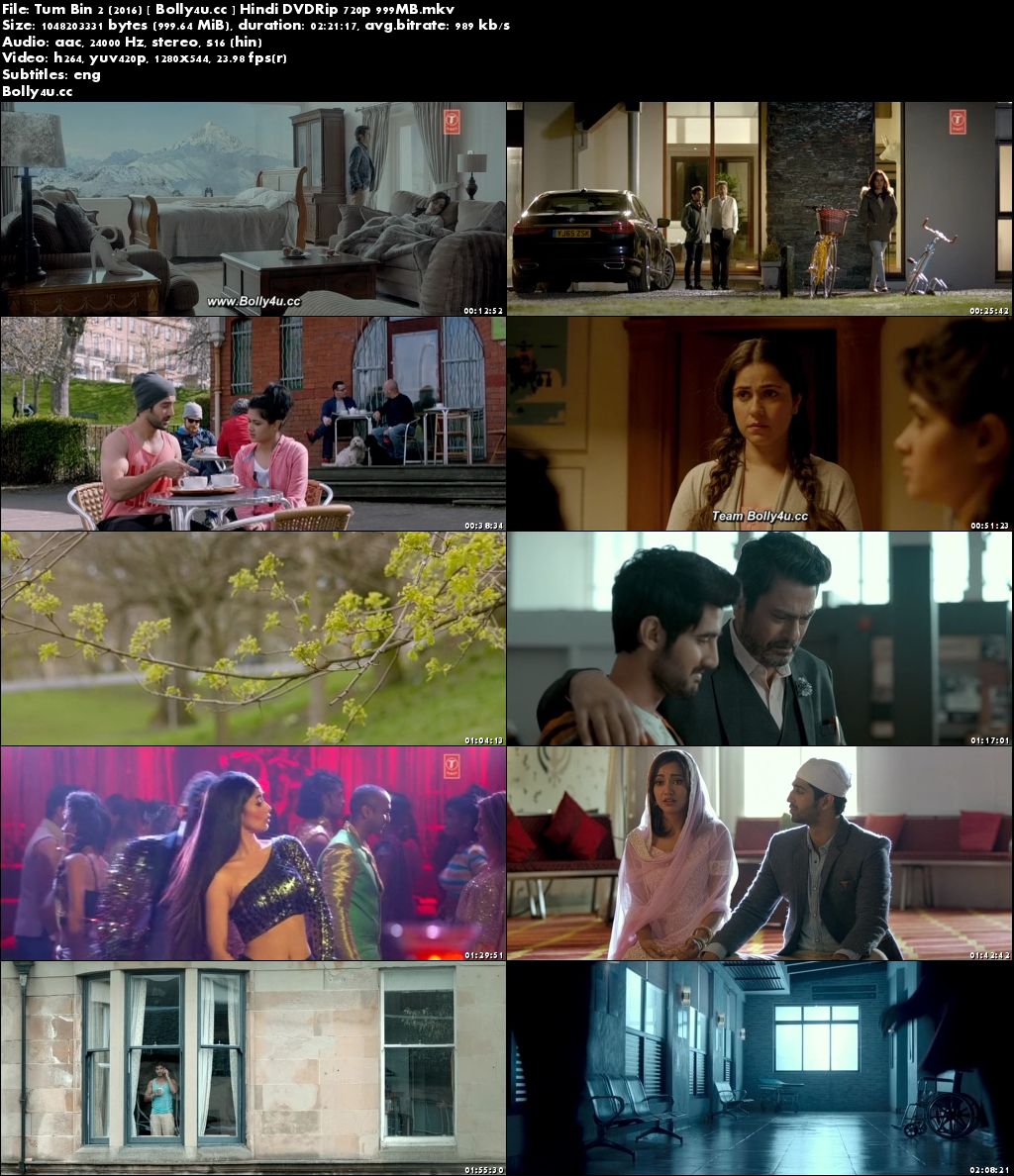 Tum Bin 2 2016 DVDRip 400MB Hindi 480p Download