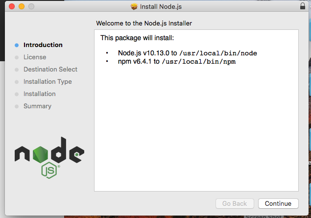 Hướng dẫn cài đặt nodejs trên MAC OS