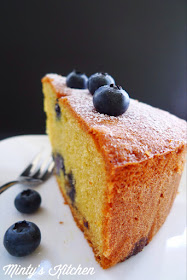 Blueberry Butter Cake
