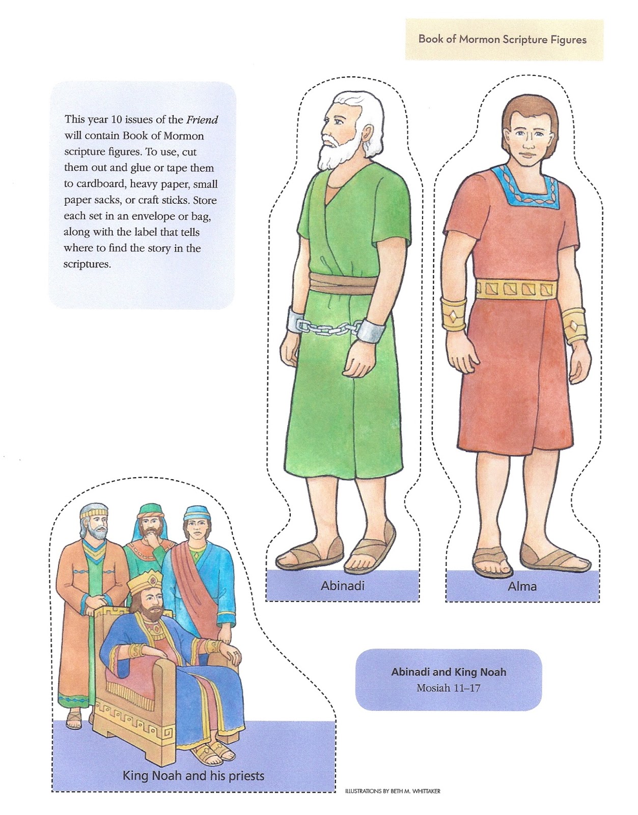 abinadi and king noah coloring pages - photo #11