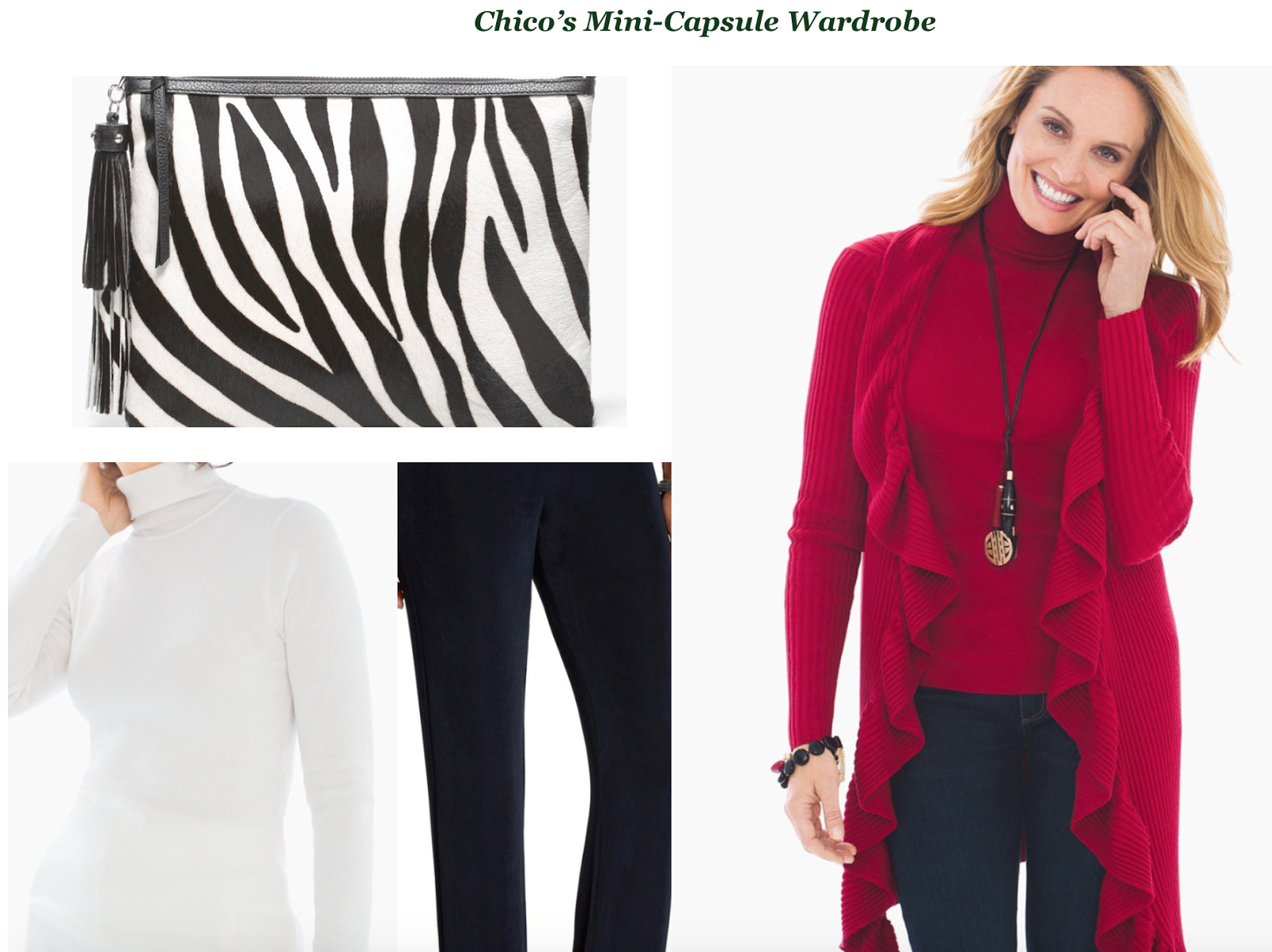 Chico's Mini Capsule Wardrobe Fall, Holiday and More
