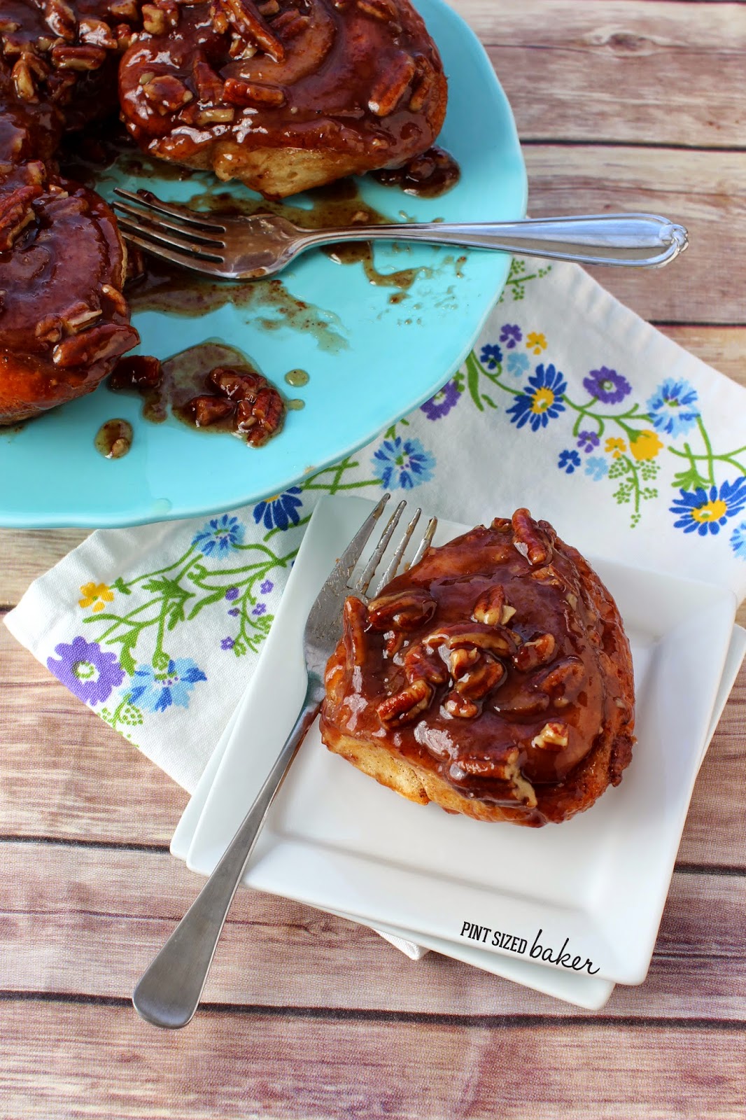 Small Batch Sticky Buns are perfect for a breakfast party of two.