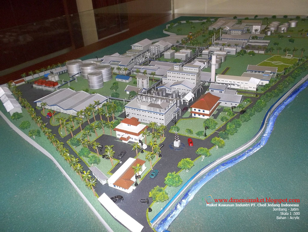 Maket Kawasan Industri PT. Cheil Jedang Indonesia (CJI)