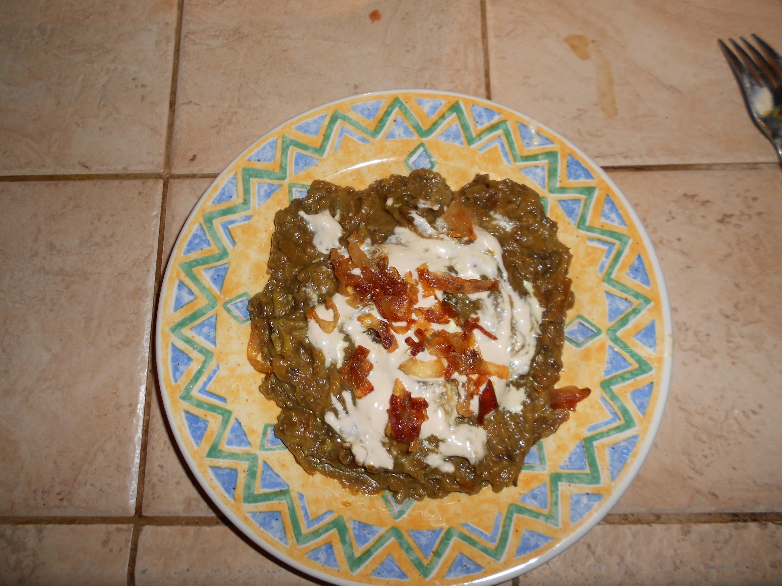 Cafe' Persia Eggplant dip (KashkOBademjoon) or (Persian Baba Ghanoosh!)