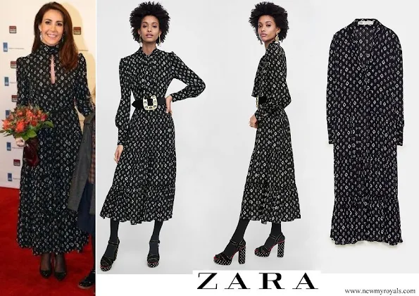 Princess Marie wore Zara Spade Print Dress