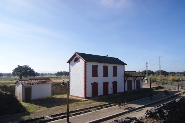 Estación de Tren de las Minas del Soldado , en Villanueva del Duque .