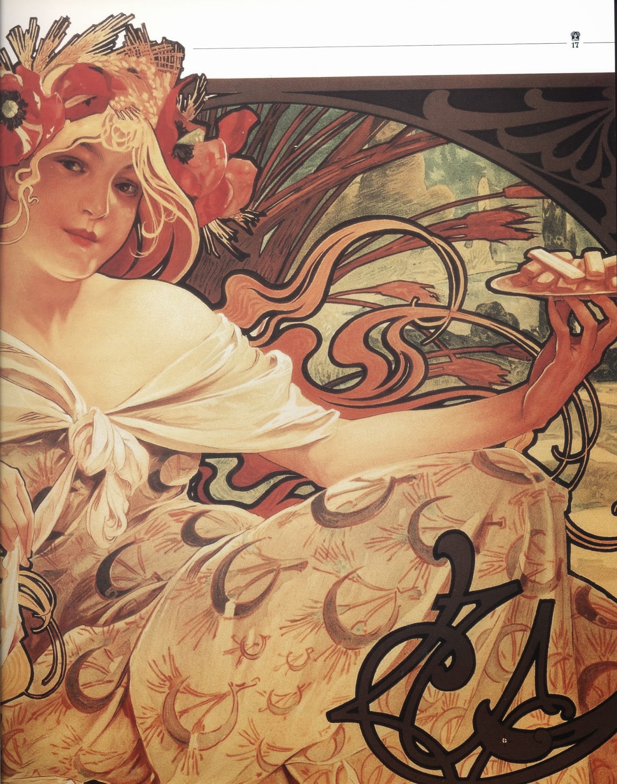 девушка модерн. альфонс муха. чешский художник альфонс муха картины. модерн портрет. ар нуво альфонс муха.
