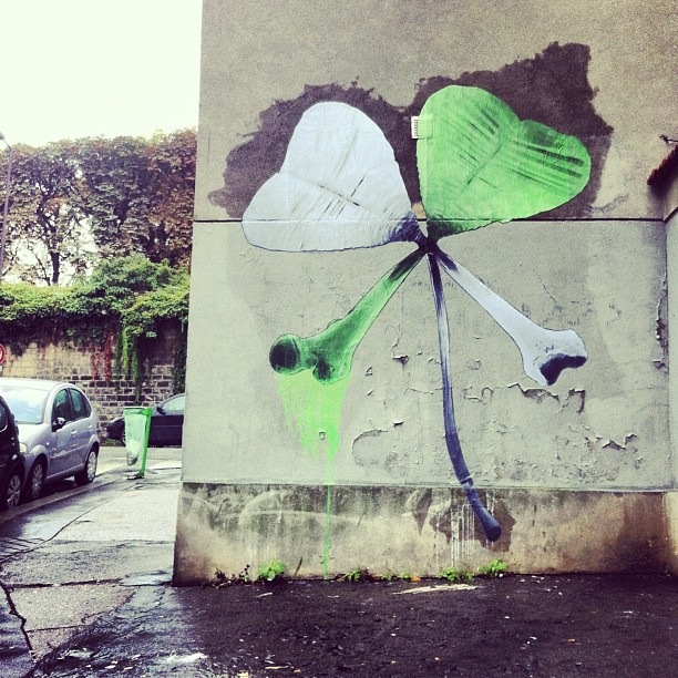 "Friday The 13th" Street Art By Ludo On The Streets Of Paris, France. 3