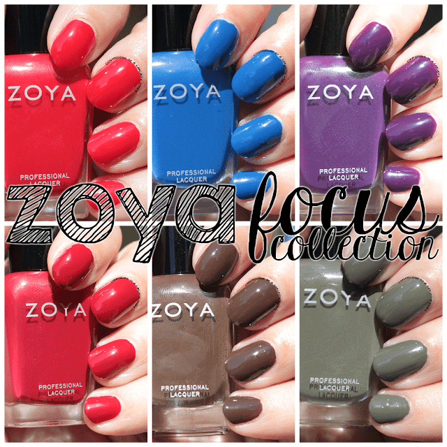 Zoya Focus Collection swatches and review