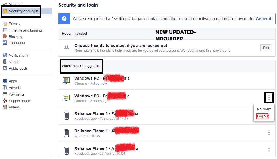How To Log Out Of Facebook,From All Devices Remotely,Automatically(NEW
