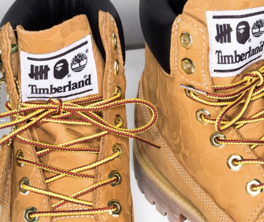 timberland bape collab