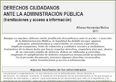 Derechos ciudadanos ante la Administración Pública.