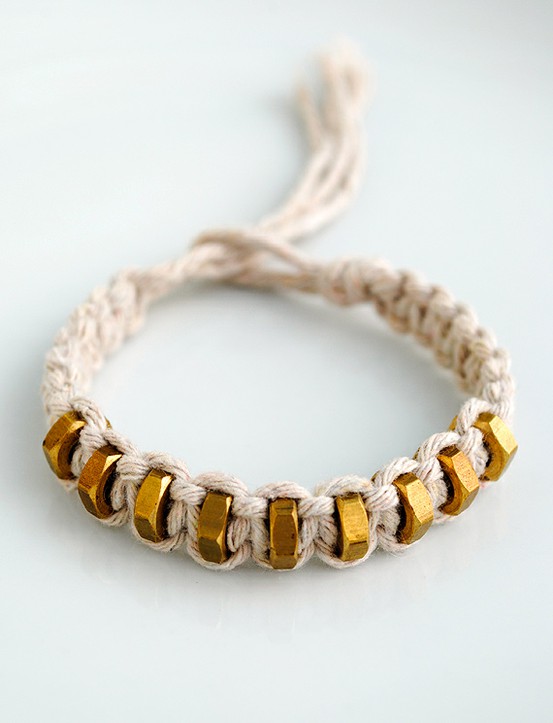 Covet Collective Hex nut bracelets DIY