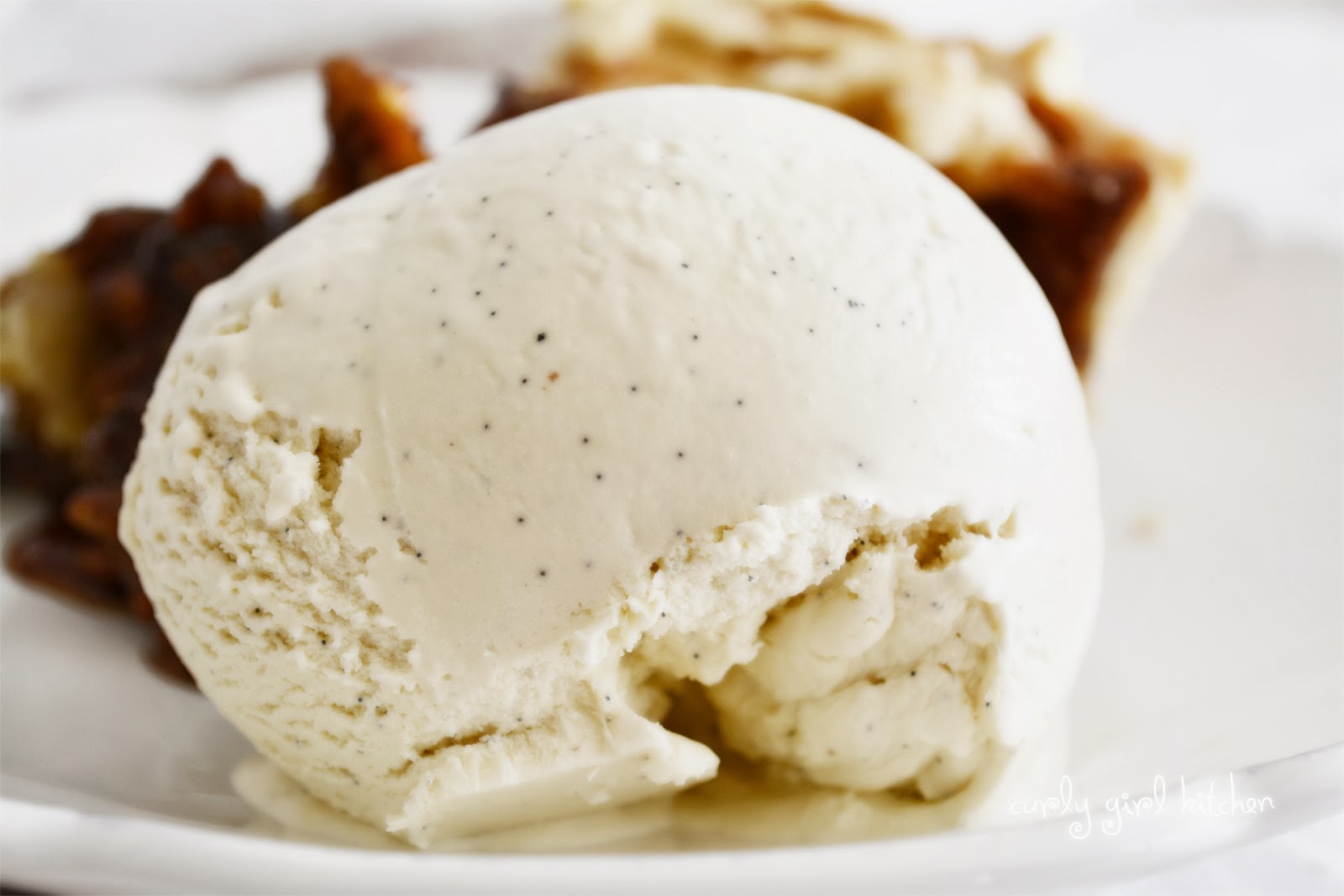 Curly Girl Kitchen Vanilla Bean Ice Cream with Chocolate and Kahlua