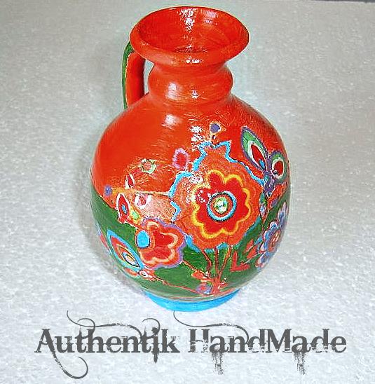 Authentik HadeMade VASE / VAZE DIN STICLA SI CERAMICA