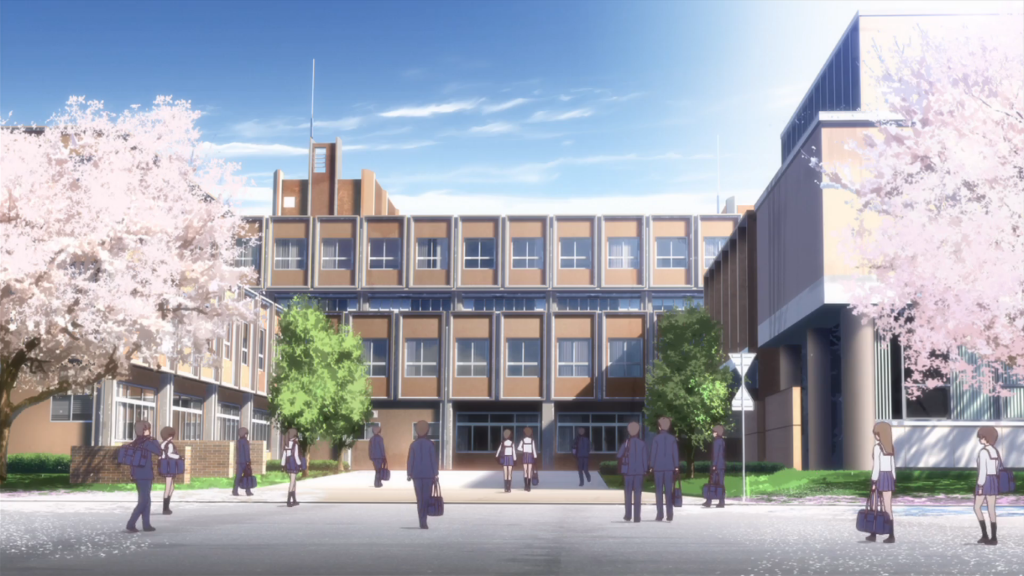 MikeHattsu Anime Journeys: Hanasaku Iroha - School