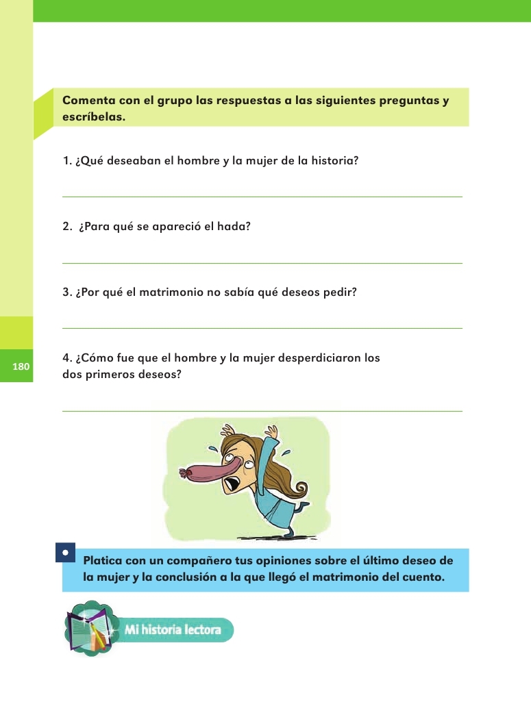 Los tres deseos Bimestre IV Lección