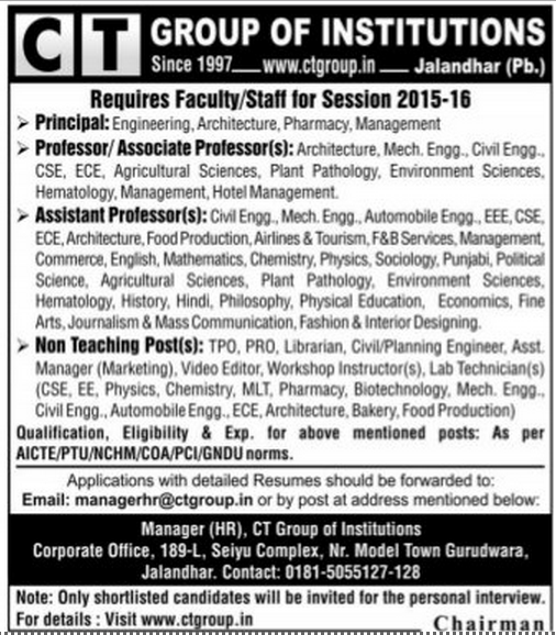 The Library Soup Librarian Jobs in CT Group of Institutions, Jalandhar, Punjab