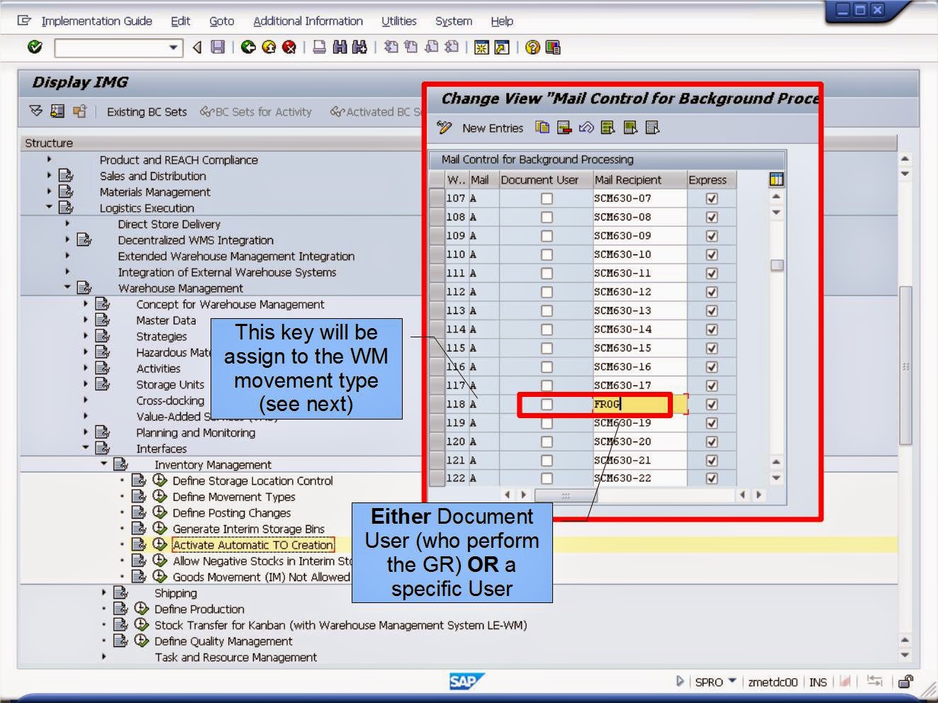 青蛙SAP分享 Froggy's SAP sharing WMS Controls Automatic Transfer Order