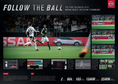 Resultado de imagem para board campanha Follow the Ball para a montadora Nissan
