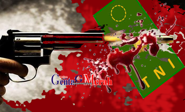 TNI Tewas Aksi Penembakan Orang Tidak Dikenal Menewaskan Letkol Dono Dalam Randisnya