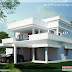 2650 sq.feet beautiful flat roof home design