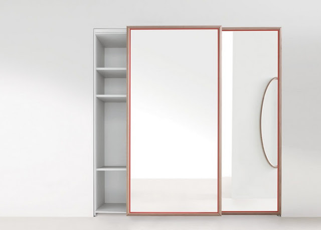 Tips Memilih Desain Lemari Pakaian Pintu Geser Untuk Ruangan Kecil Rumah Asri Minimalis