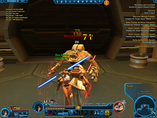 Star Wars The Old Republic Slider