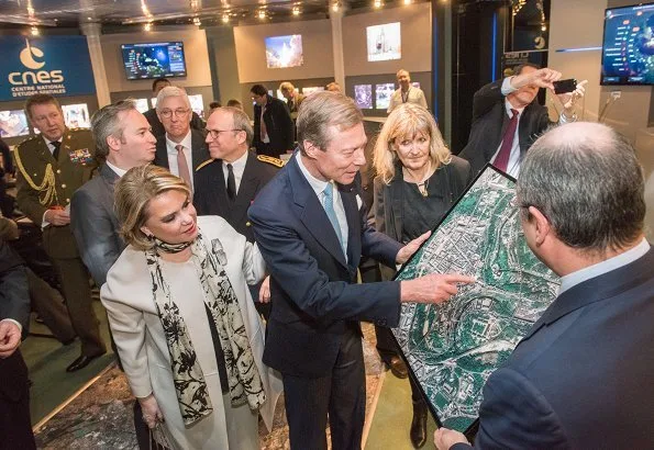 Grand Duke Henri and Grand Duchess Maria Teresa visited the National Centre for Space Studies and Airbus A380 assembly site in Blagnac
