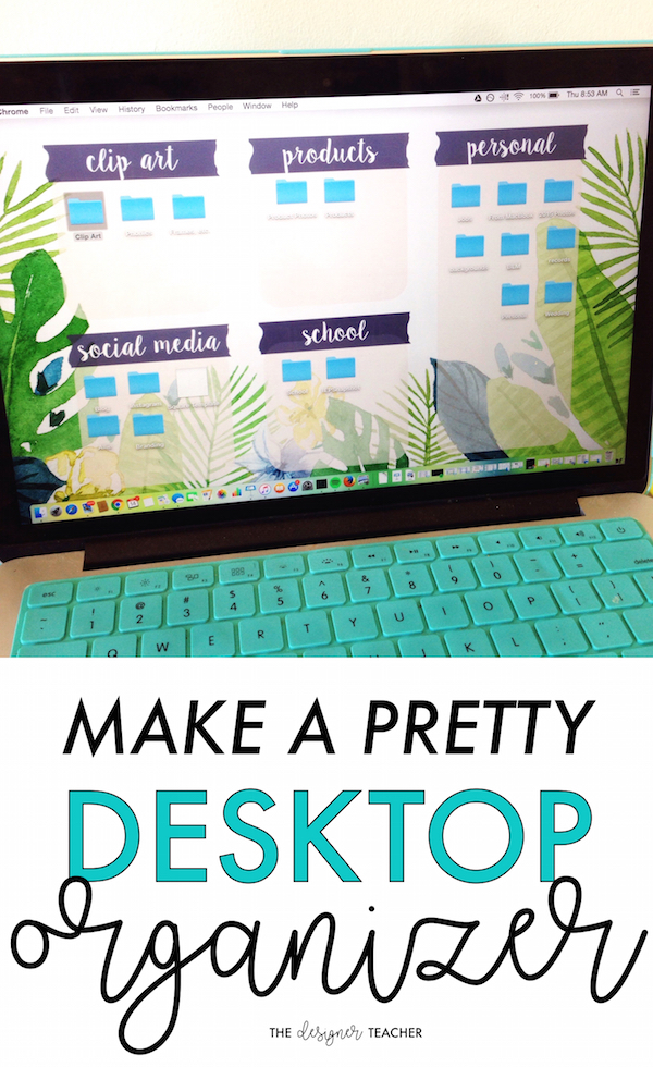 The Designer Teacher Make A Pretty Desktop Organizer