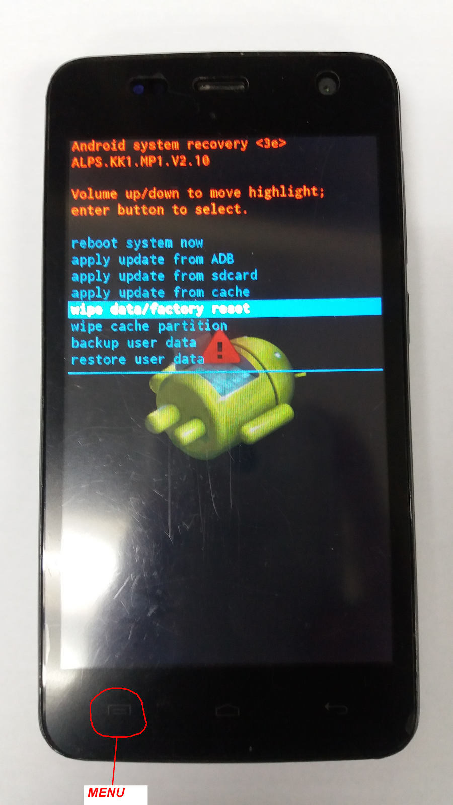 Knowils: How to factory reset MyPhone RIO LITE.