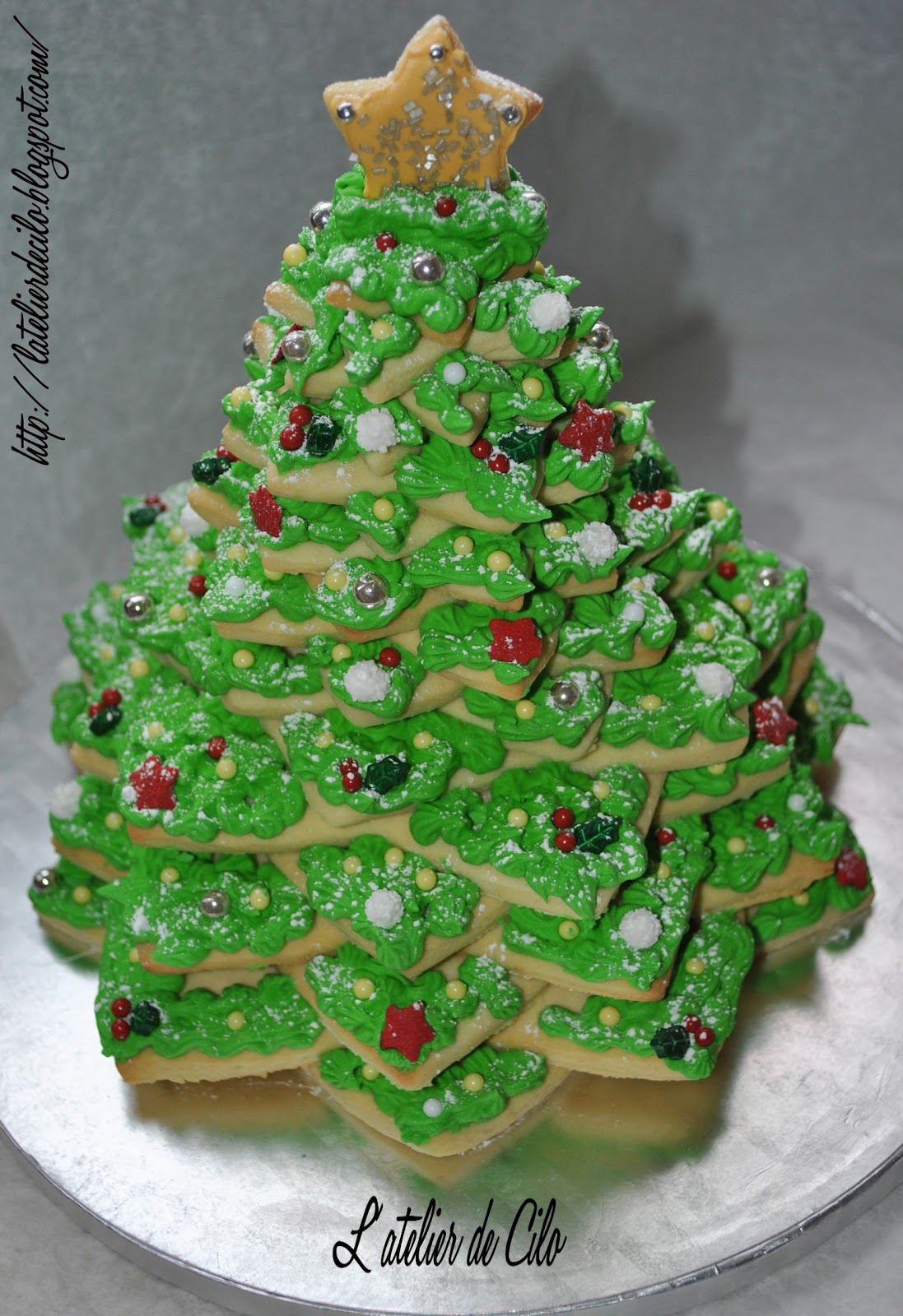 L'atelier de Cilo: Gâteau "Sapin" 3D / 3D "Tree" Cake