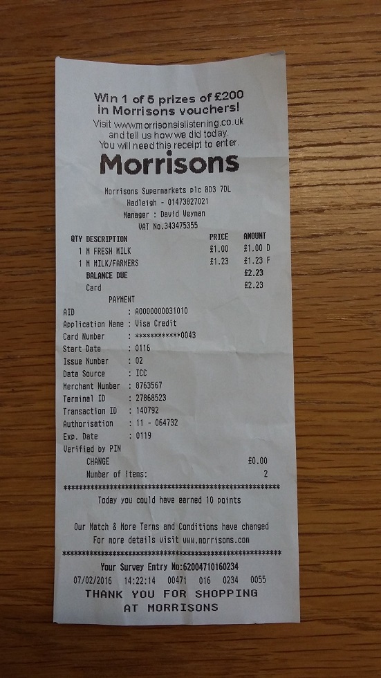 Shopping update for February's frugal food Much More With Less