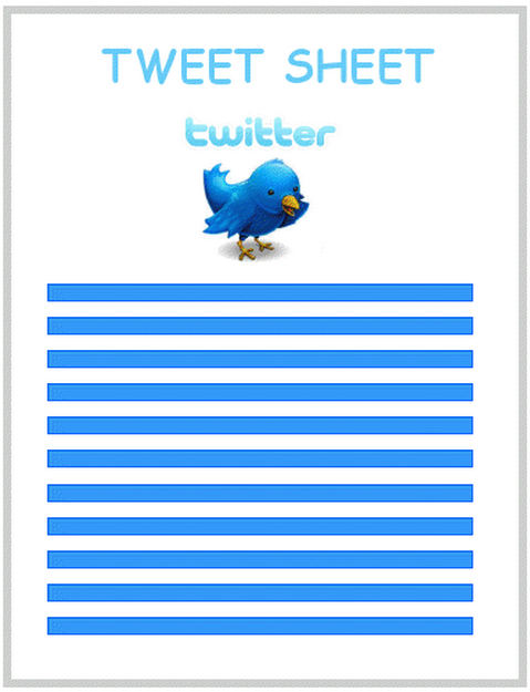 twitter tweet sheet tips tricks and resources tweet sheet