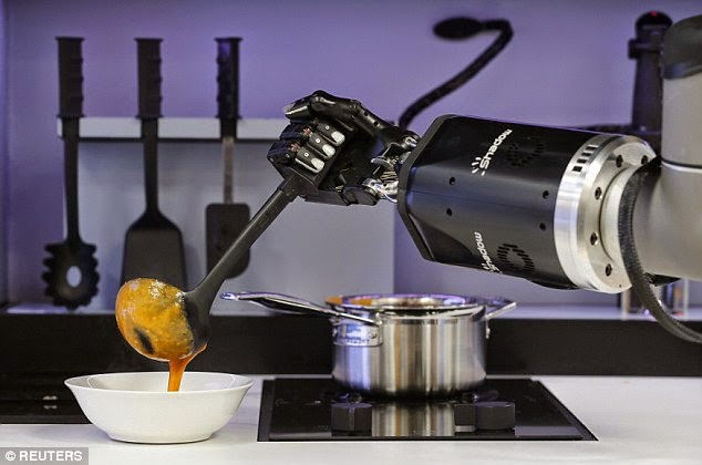 روبوتات قادرة على الطبخ