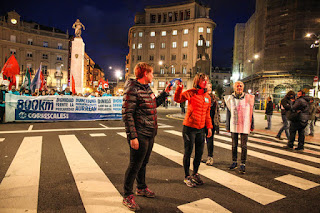 Parte de Bilbo a Barcelona la ‘Correscales’, la enorme iniciativa contra la precariedad laboral