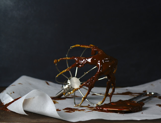 Torta de chocolate negro e améndoa