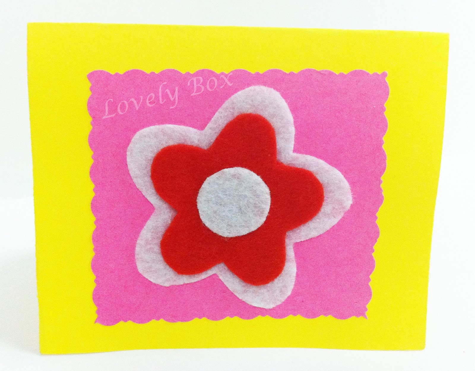 Lovely Box diy Mini Gift Cards