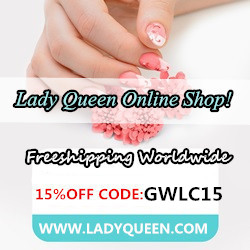 Lady Queen 15% Off coupon code (GWLC15)