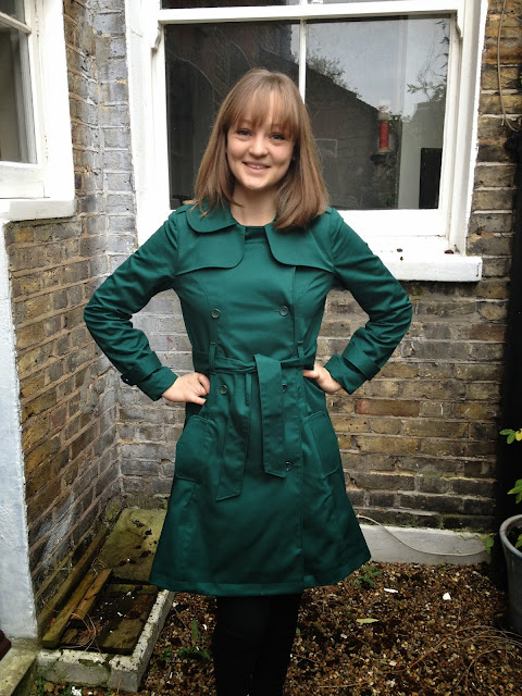 Diary of a Chainstitcher Forest Green Sewaholic Robson Coat Sewing Pattern