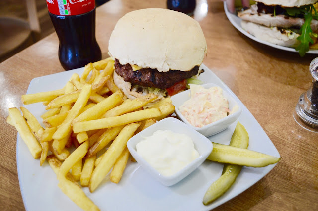 Forrest Gump burger in Atomic Burger Bristol