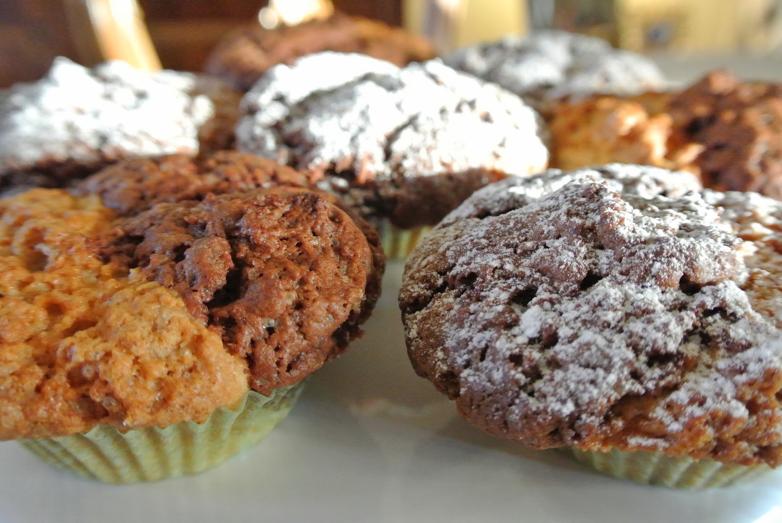 muffin vegan bicolore