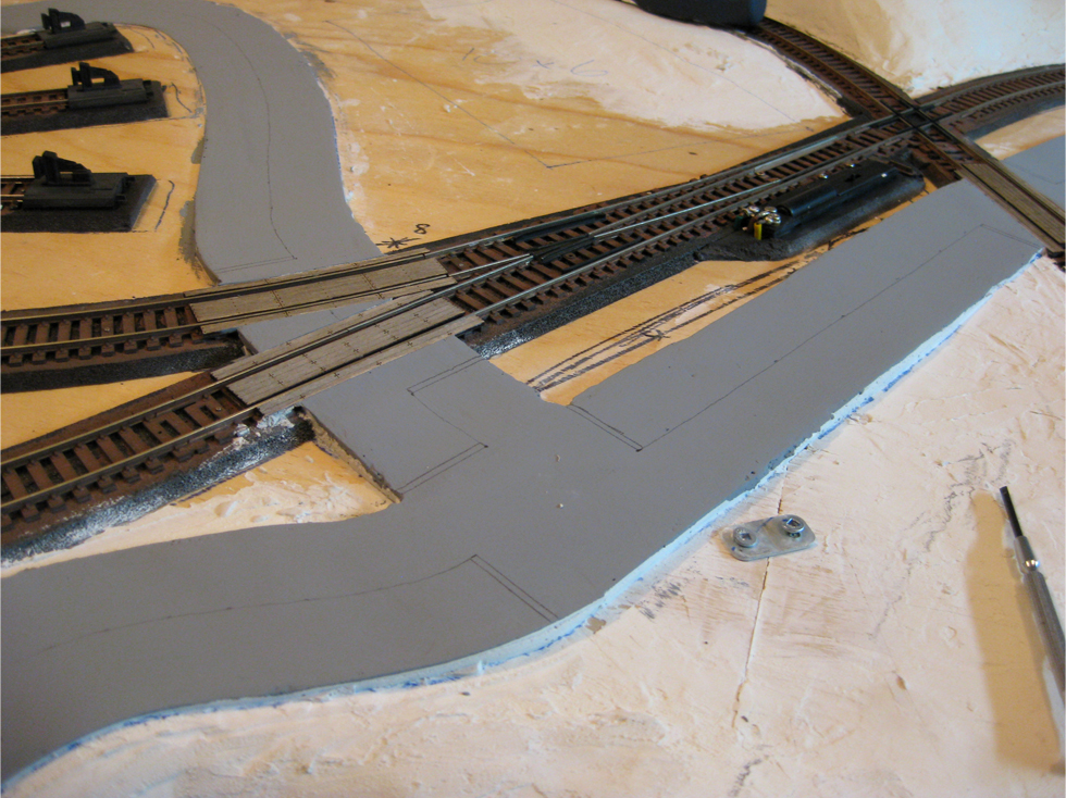 TY'S MODEL RAILROAD Paving Roads