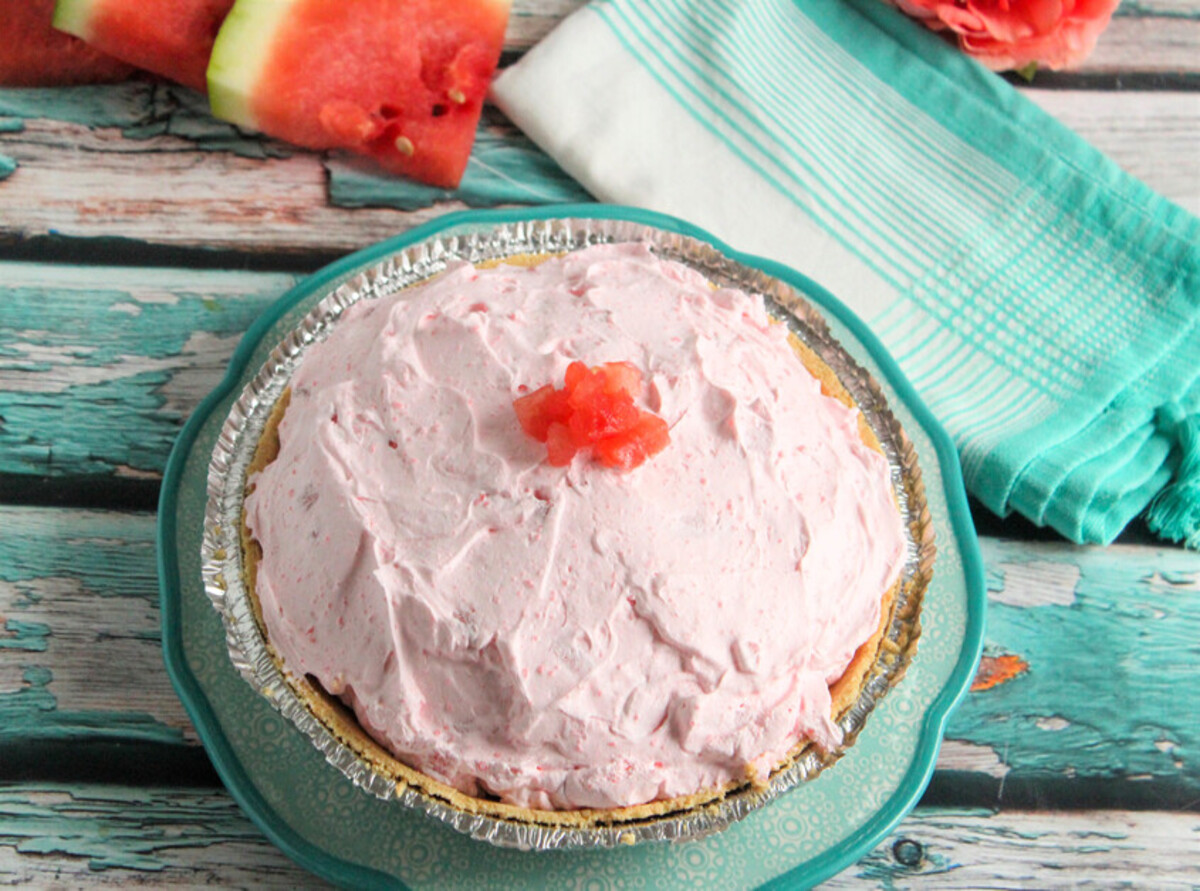 Creamy Watermelon Pie
