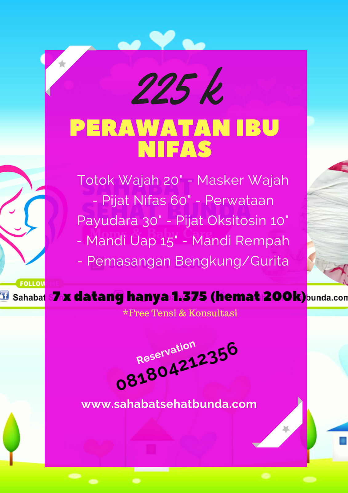 Home Care Memandikan Bayi