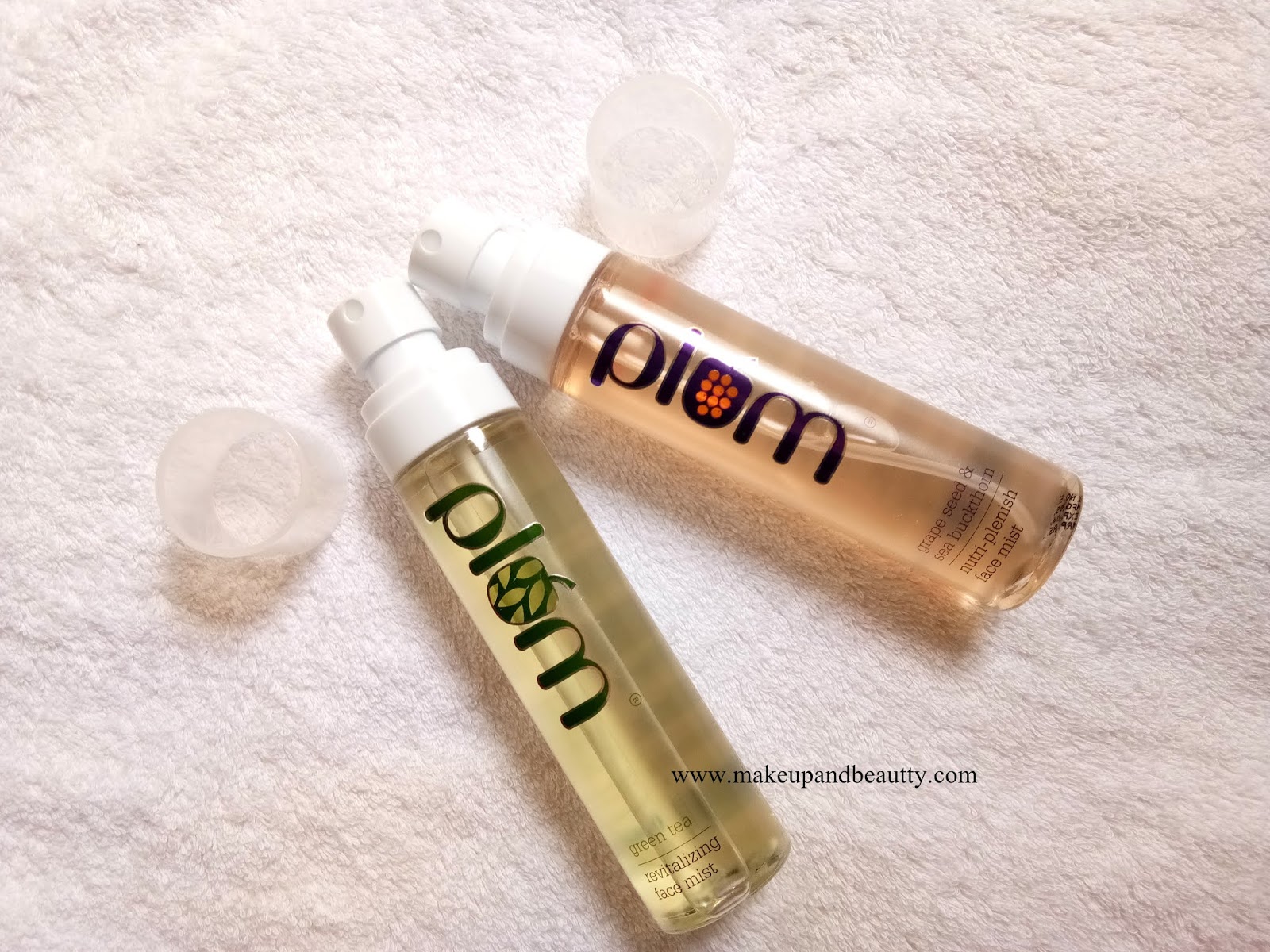 Makeup and beauty !!! PLUM GOODNESS FACIAL MISTS