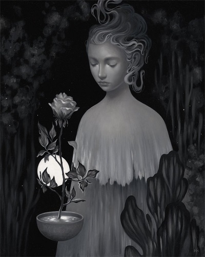 "Love Spell" by Amy Sol | arte pintura, cool art, a r t | iconoCero "Love Spell" by Amy Sol - art works - paintings | imagenes surrealistas bellas de tristeza y soledad obras de arte contemporaneo | contemporary pop art inspiration, cool pics | kunst