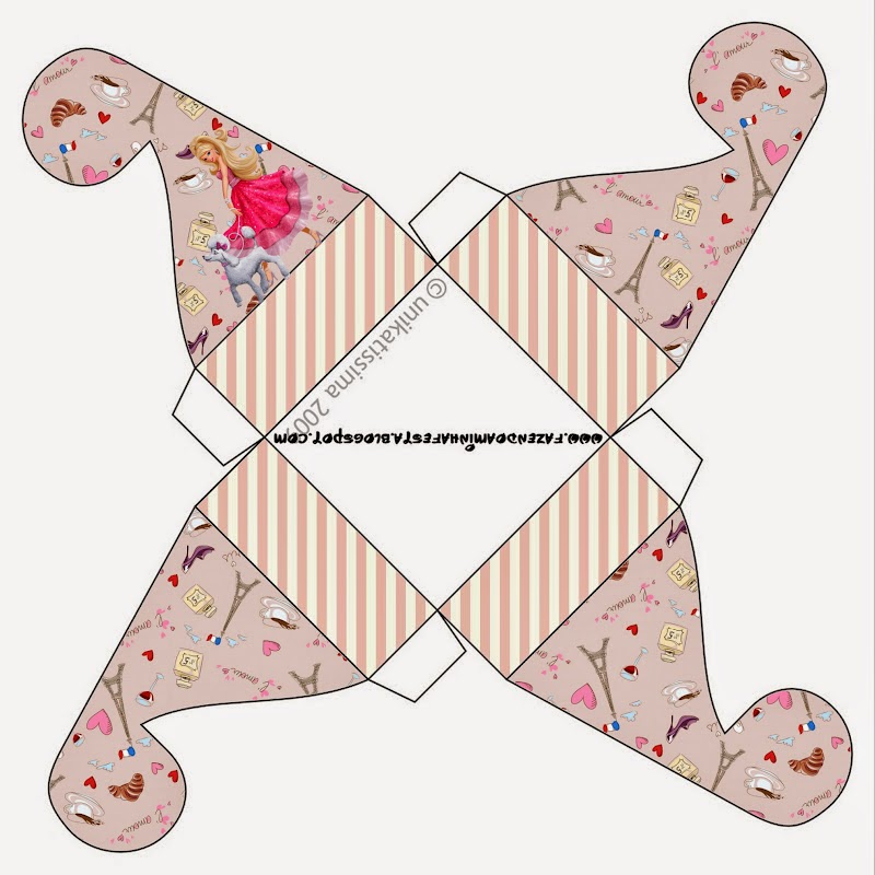 Barbie Magic and Fashion Free Printable Boxes. Oh My Fiesta! in english