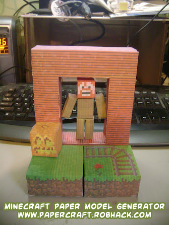 Minecraft Houses on Upload Your Own Minecraft Skin To Create Your Own Papercraft Minecraft